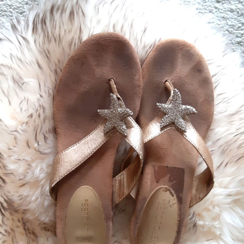 Starfish Airwalk Flip Flops.